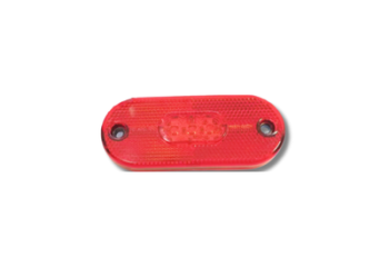 FARO LATERAL 3 LED 85MM BI-VOLT ROJO