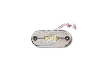 FARO LATERAL 3 LED 65MM BI-VOLT CRISTAL