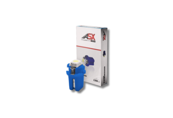 FOCO LED T5 AZUL 12V TABLERO C/BASE