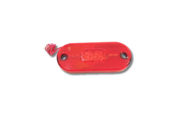 FARO LATERAL 3 LED 65MM BI-VOLT ROJO