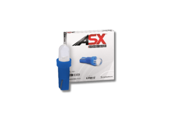 FOCO LED T5 AZUL 12V TABLERO SIN/BASE