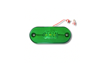 FARO LATERAL 3 LED 65MM BI-VOLT VERDE